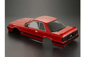 Killerbody 1/10 Nissan Skyline R31 Red Painted Body Shell w/ Decals image 56142