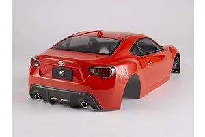 Killerbody 1/10 Toyota 86 Metallic Orange Painted Body Shell image 56180
