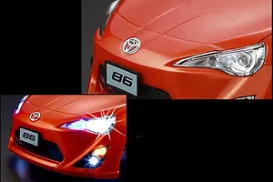 Killerbody 1/10 Toyota 86 Metallic Orange Painted Body Shell image 56184