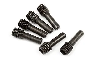 HPI 4x12mm (2.5x8mm Pin) Fine Thread Grub Screws 6Pcs image 5624