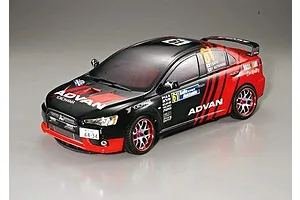 Killerbody 1/10 Mitsubishi Evolution X Rally Painted Body Shell image 56318