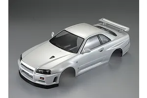 Killerbody 1/10 Nissan Skyline R34 Pearl White Painted Body Shell image 56320