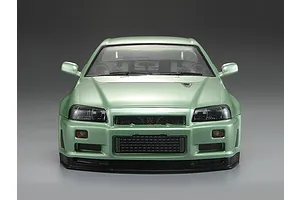 Killerbody 1/10 Nissan Skyline R34 Champagne Green Painted Body Shell image 56361