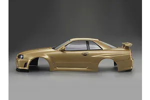 Killerbody 1/10 Nissan Skyline R34 Champagne Gold Painted Body Shell image 56376
