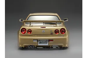 Killerbody 1/10 Nissan Skyline R34 Champagne Gold Painted Body Shell image 56382