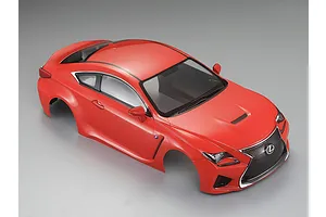 Killerbody 1/10 Lexus RC F Orange Painted Body Shell image 56408