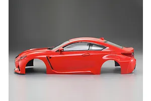 Killerbody 1/10 Lexus RC F Orange Painted Body Shell image 56412