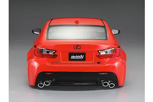 Killerbody 1/10 Lexus RC F Orange Painted Body Shell image 56418