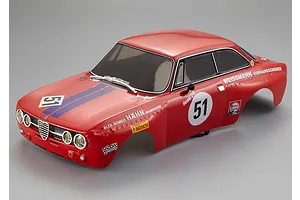 Killerbody 1/10 Alfa Romeo 2000 GTAm Red Painted Body Shell image 56422