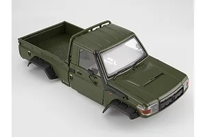 Killerbody 1/10 Toyota Land Cruiser 70 Hard Body Kit with Accessories - Military Green image 56474