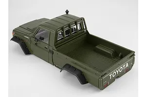 Killerbody 1/10 Toyota Land Cruiser 70 Hard Body Kit with Accessories - Military Green image 56476