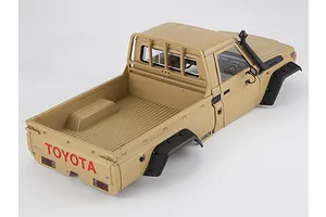 Killerbody 1/10 Toyota Land Cruiser 70 Hard Body Kit with Accessories - Military Desert image 56479