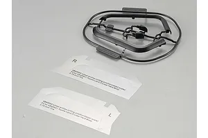 Killerbody Matte Black 1/10 Toyota Land Cruiser 3.75" Front Wheel Arches 2Pcs image 56515