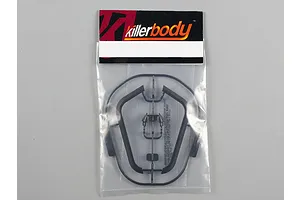 Killerbody Matte Black 1/10 Toyota Land Cruiser 3.75" Front Wheel Arches 2Pcs image 56516