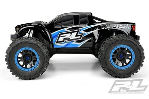 Pro-Line 1/5 Traxxas X-Maxx 2017 Ford F-150 Raptor Pre-Cut Black Painted Body Shell image 56644