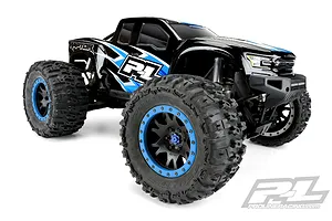 Pro-Line 1/5 Traxxas X-Maxx 2017 Ford F-150 Raptor Pre-Cut Black Painted Body Shell image 56647
