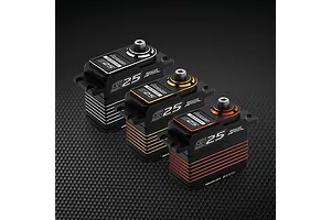 Power HD Red Aluminium Storm S25 Standard HV Brushless 25kg 7.4v Metal Geared Servo image 56665