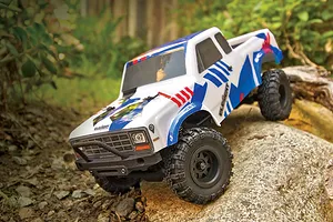 Element RC Enduro24 Sendero Trail Truck RC Rock Crawler Electric 4WD 1/24 Scale RTR - Blue & Red image 56711