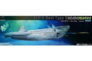 Trumpeter 1/48 German DKM U-Boat Type VIIC U-552 Submarine Scaled Plastic Model Kit image 56717