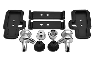 RPM Chrome Bonnet Mount Twin Turbos 2Pcs image 56801