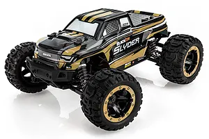 BlackZon Slyder MT RC Monster Truck Electric 4WD 1/16 Scale RTR - Gold image 56832