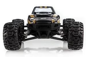 BlackZon Slyder MT RC Monster Truck Electric 4WD 1/16 Scale RTR - Gold image 56833