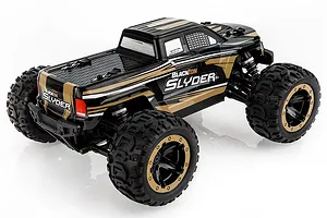 BlackZon Slyder MT RC Monster Truck Electric 4WD 1/16 Scale RTR - Gold image 56836