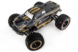 BlackZon Slyder MT RC Monster Truck Electric 4WD 1/16 Scale RTR - Gold image 56837