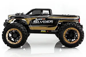 BlackZon Slyder MT RC Monster Truck Electric 4WD 1/16 Scale RTR - Gold image 56838