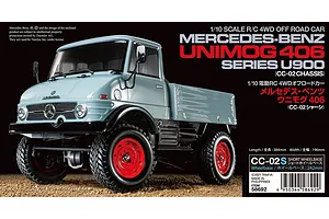 Tamiya CC-02 Mercedes Benz Unimog 406 Series U900 RC Rock Crawler Electric 4WD 1/10 Scale Kit image 56848