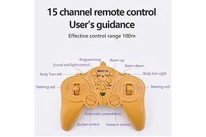 HuiNa 1550 Excavator RC Construction Vehicle Electric 1/14 Scale RTR with Lights and Sound image 56950