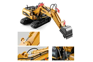 HuiNa 1550 Excavator RC Construction Vehicle Electric 1/14 Scale RTR with Lights and Sound image 56951