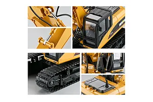 HuiNa 1550 Excavator RC Construction Vehicle Electric 1/14 Scale RTR with Lights and Sound image 56953