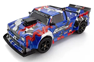 Maverick Quantum R Flux RC Race Truck Electric Brushless 4WD 1/8 Scale RTR - Blue/Red image 56966