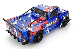 Maverick Quantum R Flux RC Race Truck Electric Brushless 4WD 1/8 Scale RTR - Blue/Red image 56967