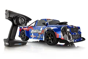 Maverick Quantum R Flux RC Race Truck Electric Brushless 4WD 1/8 Scale RTR - Blue/Red image 56973