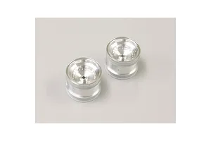 Kyosho Scorpion Satin Chrome Plated Rear Rims 2Pcs image 57024