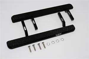 GPM Black Aluminium SCX10 II Side Step Plate Set 2Pcs