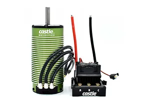 Castle Creations 2028 800Kv 4-Pole Sensored Brushless Motor & Mamba Monster X Waterproof 8S ESC Combo image 57040