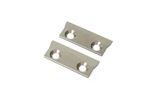 TLR Gunmetal Aluminium Chassis Skid Plates 2Pcs