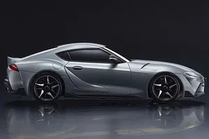 Kyosho Mini-Z Toyota GR Supra RC Drift Car Electric AWD RTR - Matt Storm Grey Metallic image 57298