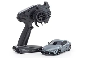 Kyosho Mini-Z Toyota GR Supra RC Drift Car Electric AWD RTR - Matt Storm Grey Metallic image 57299
