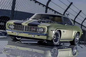 Kyosho Fazer Mk2 1969 Chevrolet Camaro Z28 RC Car Electric 4WD 1/10 Scale RTR - Frost Green image 57317