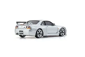 Kyosho Mini-Z Nissan Skyline GT-R NISMO R33 RC Drift Car Electric AWD RTR - Silver image 57332