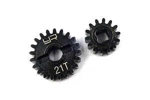 Yeah Racing HD Steel 21T & 14T Overdrive Portal Gear Set image 57393