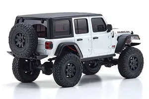 Kyosho Mini-Z Jeep Wrangler Unlimited Rubicon RC Rock Crawler Electric 4WD RTR - Bright White image 57406