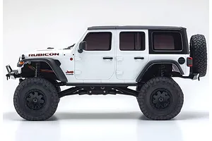 Kyosho Mini-Z Jeep Wrangler Unlimited Rubicon RC Rock Crawler Electric 4WD RTR - Bright White image 57407