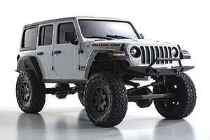 Kyosho Mini-Z Jeep Wrangler Unlimited Rubicon RC Rock Crawler Electric 4WD RTR - Bright White image 57411