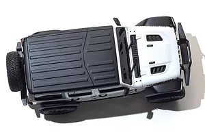 Kyosho Mini-Z Jeep Wrangler Unlimited Rubicon RC Rock Crawler Electric 4WD RTR - Bright White image 57414