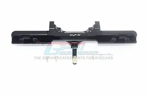 GPM Black Aluminium TRX-4 Mercedes Benz Rear Bumper w/ Drop Hitch